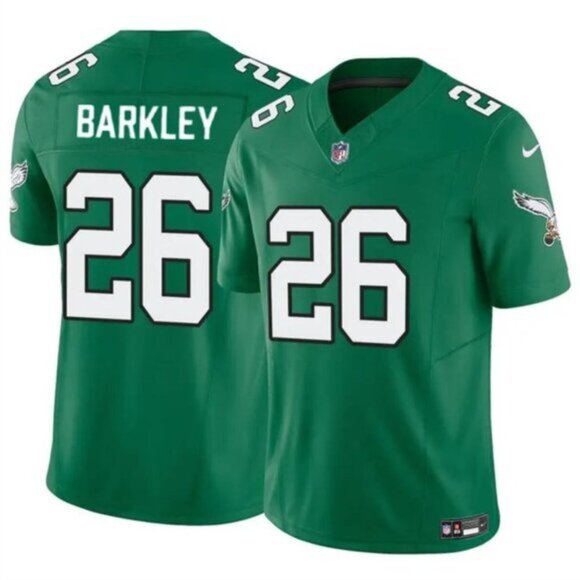 Mens Kids Youths Saquon Barkley Green Vapor Limited Stitched Jersey - Picture 1 of 2